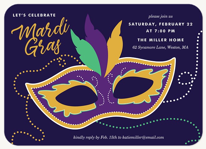 Masquerade Party Invitations