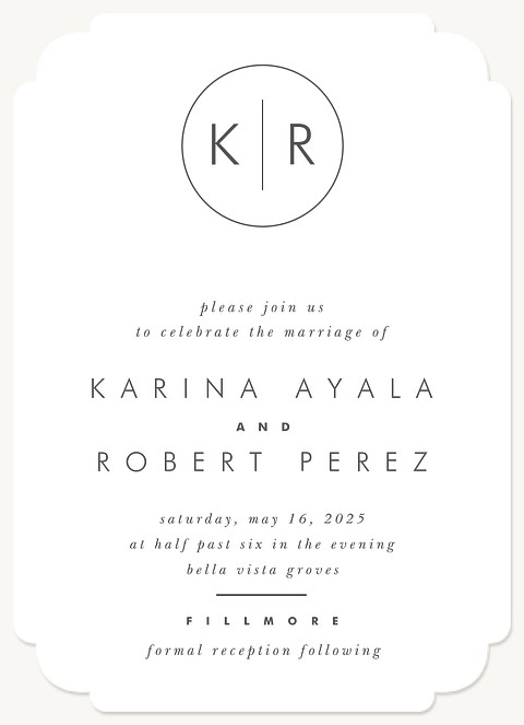 Moderna Wedding Invitations