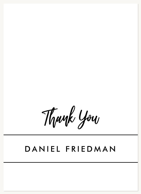 Contemporary Thank You Cards 