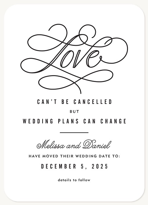 Love Wins Change the Date Cards