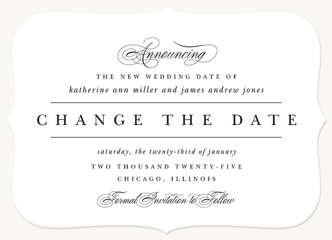 Timeless Perfection Change the Date Cards