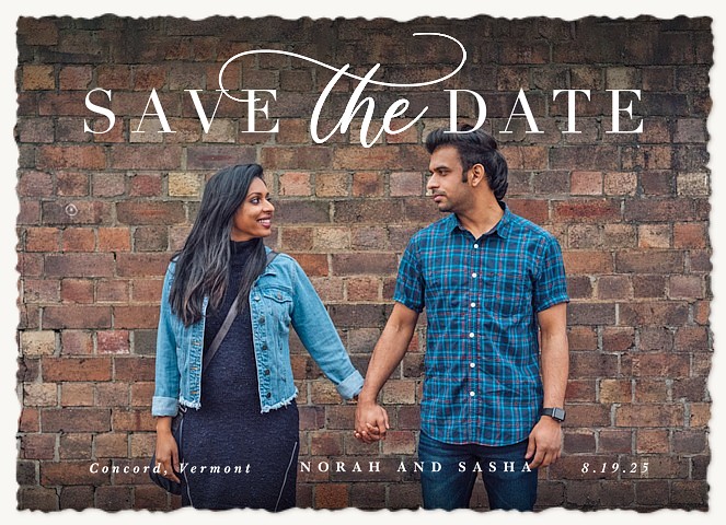 Emphasis Save the Date Cards