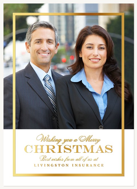 Simply Classic Business Holiday Cards