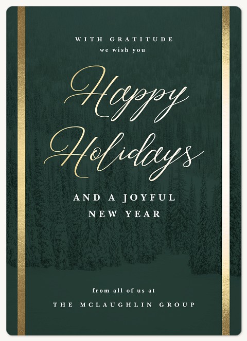 Evergreen Holiday & Christmas Magnet Cards