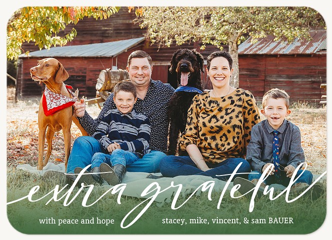 Extra Grateful Thanksgiving Cards