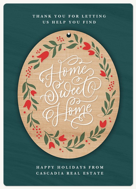 Home Sweet Home Holiday & Christmas Magnet Cards