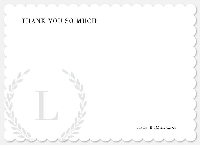 Proud Laurels Thank You Cards 