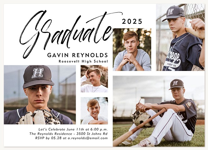 Across the Board Graduation Announcements