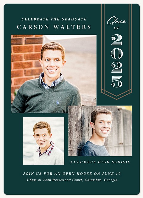 Honored Pennant Graduation Announcements