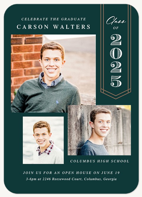 Honored Pennant Graduation Announcements