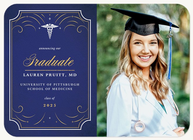 Medical Accomplishment Graduation Announcements