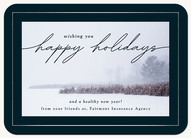 Winter View Business Holiday Cards