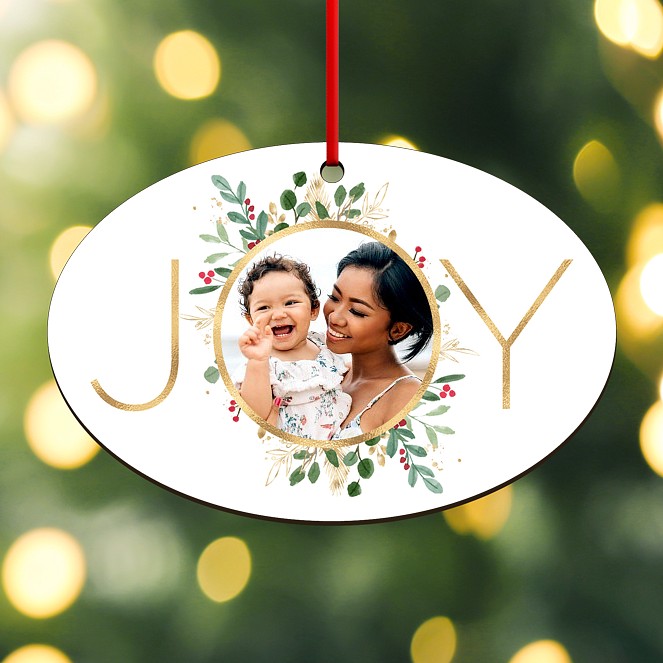 Holly Joy Custom Ornaments