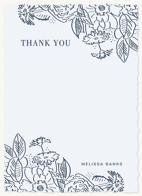 Gilded Garden Thank You Cards 