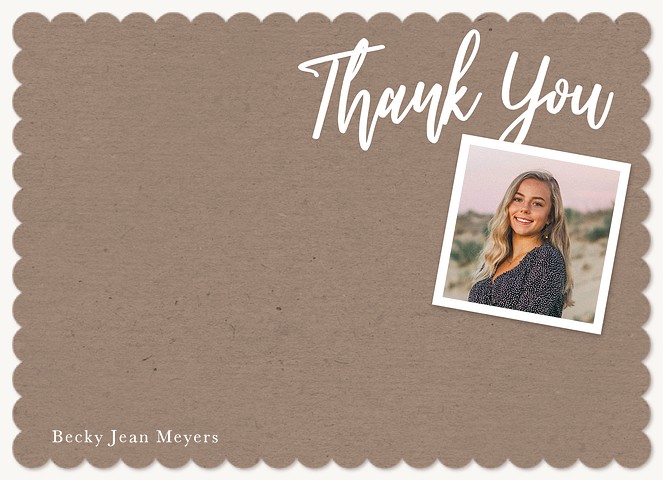 Kraft Memory Thank You Cards 