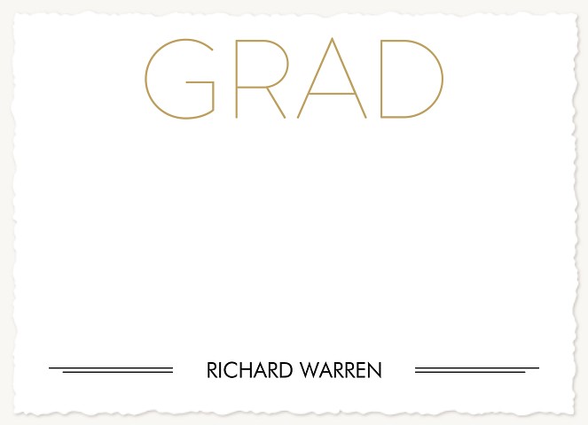 Unadulterated Grad Thank You Cards 