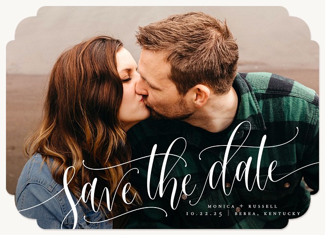 Dancing Pen Save the Date Cards