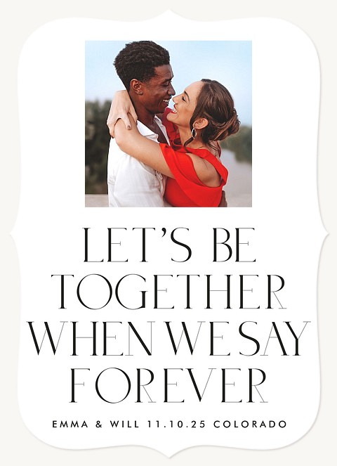 Let's Be Together Save the Date Cards