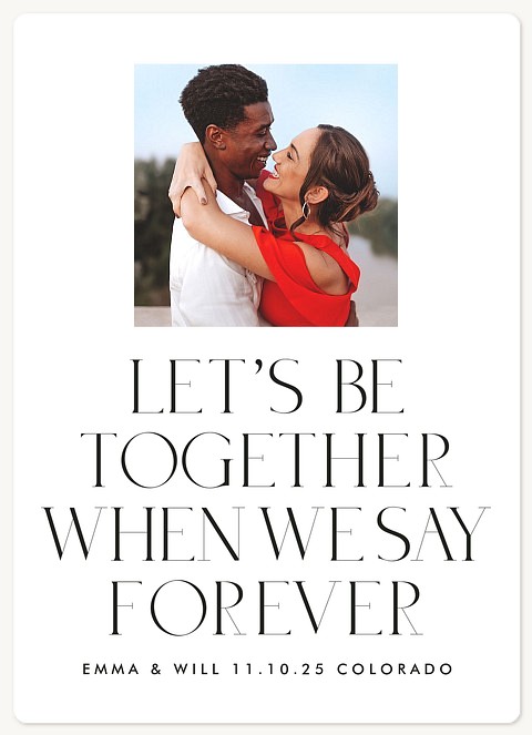 Let's Be Together Save the Date Magnets