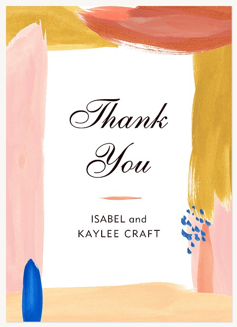 Modern Mix Thank You Cards 