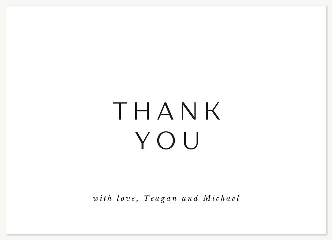 Clean and Simple Thank You Cards 