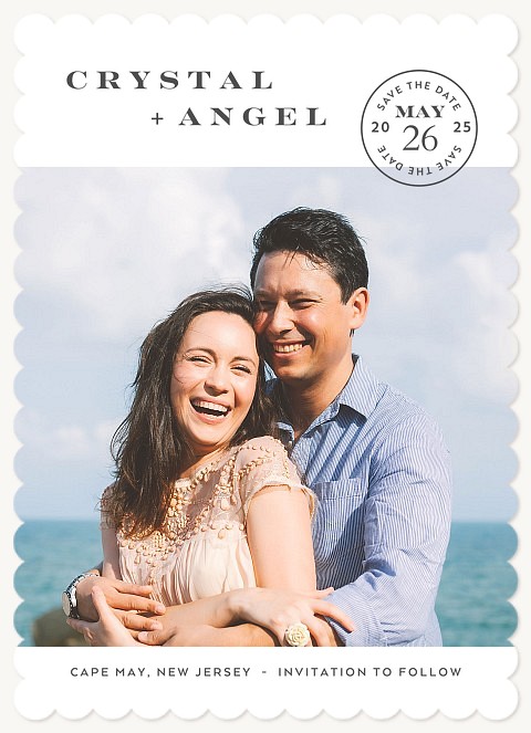 Stamped & Sealed Save the Date Cards