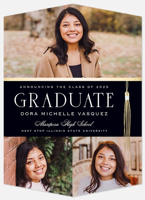 Tassel Chic Graduation Cards