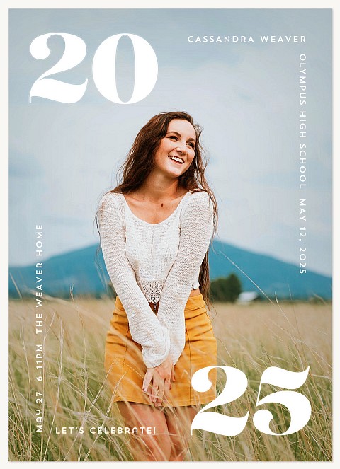 Text Surround Graduation Cards