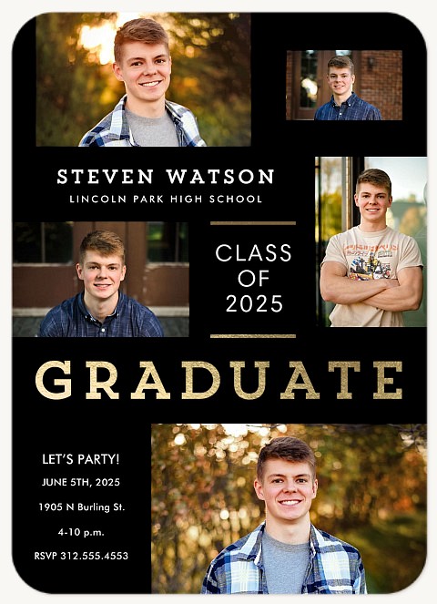 Contemporary Classic Graduation Cards