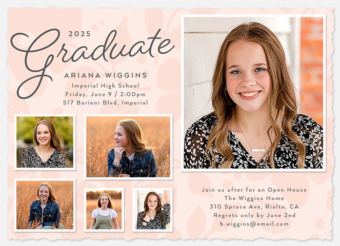 Floral Pinboard Graduation Cards