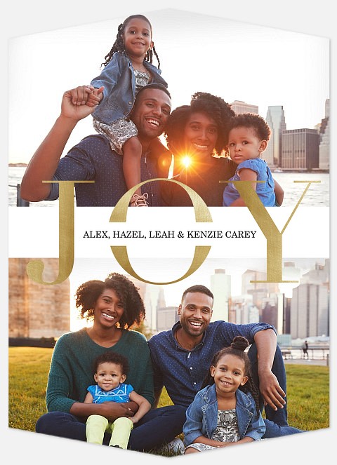 Joyful News Holiday Photo Cards