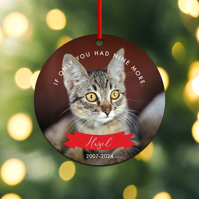 Nine Lives Custom Ornaments