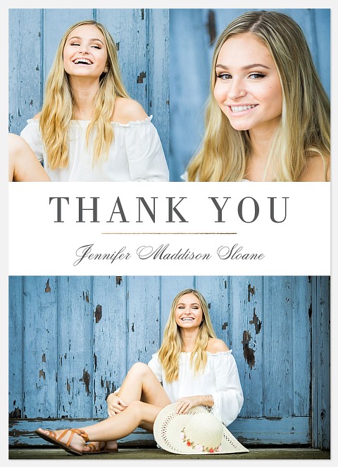 Elegant Band Thank You Cards 