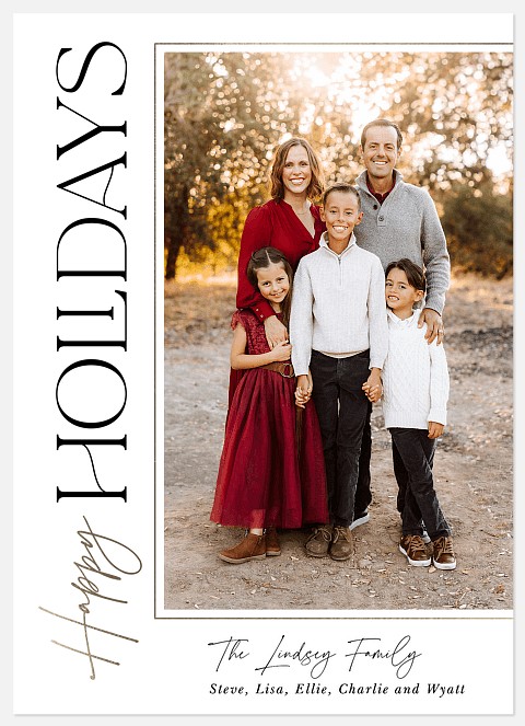 Lux Season Holiday Photo Cards