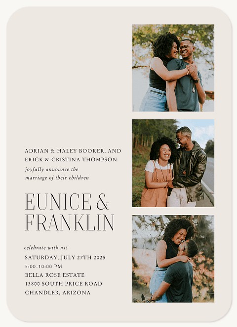 Simply Blissful Wedding Invitations