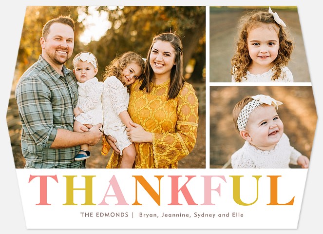 Autumn Thankful Thanksgiving Cards