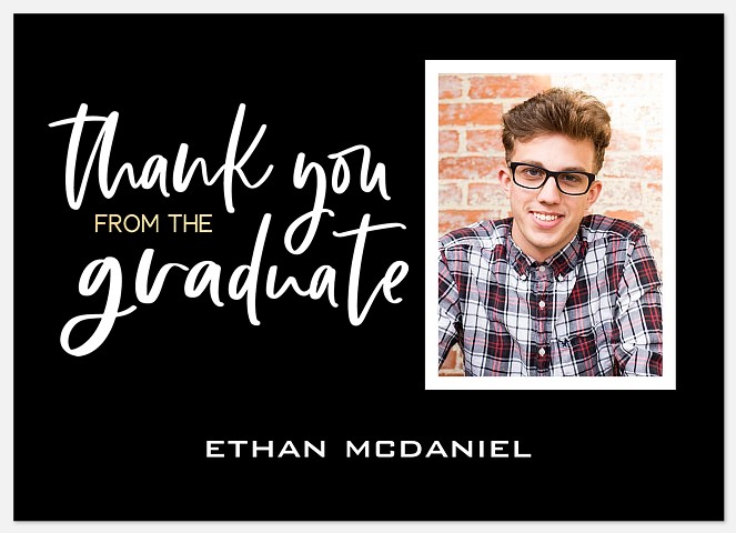 Graduate Trio Thank You Cards 