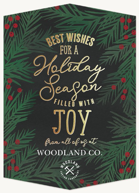 Pine & Berries Business Holiday Cards
