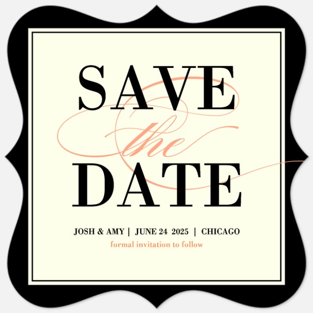 Perfect Frame Save the Date Photo Cards