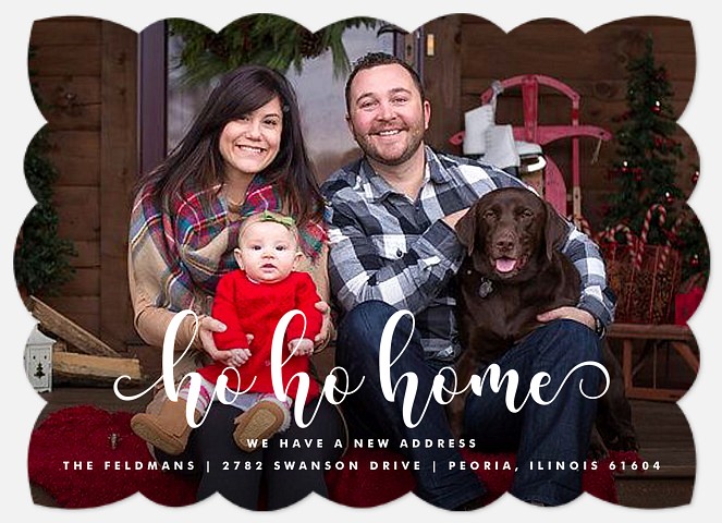 Ho Ho Home Holiday Photo Cards
