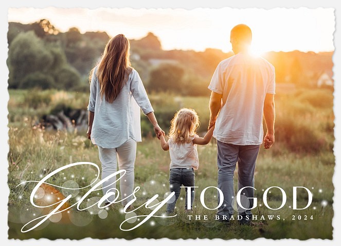 Gleaming Glory Religious Christmas Cards