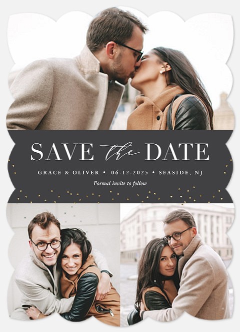 Heirloom Lights Save the Date Photo Cards