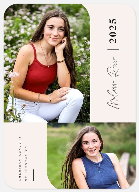 Modern Duo Graduation Cards
