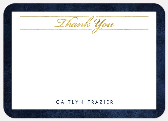 Bold Texture Thank You Cards 