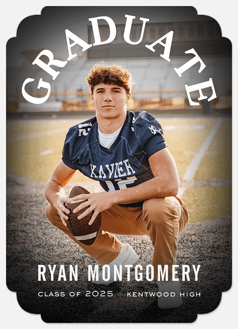 Arched Overlay Graduation Cards