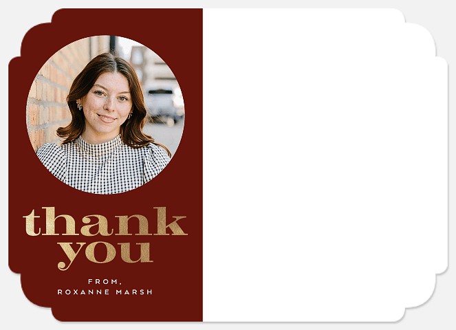 Bold & Gold Thank You Cards 