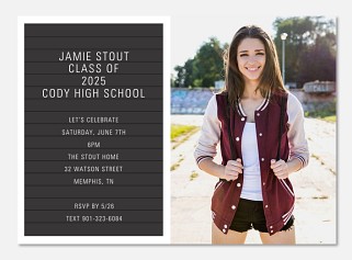 Letterboard Invite
