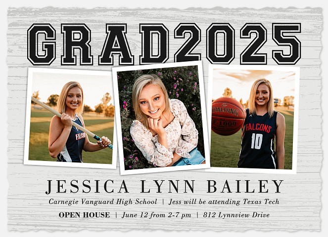 Rustic Snapshots Graduation Cards