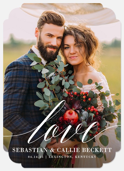 Infinite Love Wedding Announcements