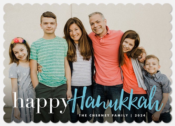 Mazel Tov Hanukkah Photo Cards